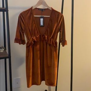 NastyGal Crushed Velvet Dress